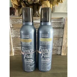 Roux Fanci-Full Color Styling Mousse 56 Bashful Blonde – 6 oz X2